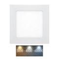 Lámpara empotrable de baño LED RAFA LED/6W/230V 3000/4000/6000K 12x12 cm IP44 blanco