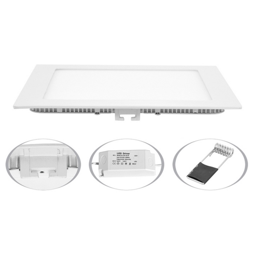 Lámpara empotrable de baño LED RAFA LED/18W/230V 2700K IP44