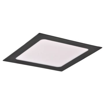 Lámpara empotrable LED RIGEL LED/10W/230V 4000K 16,8x16,8 cm negro