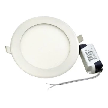 Lámpara empotrable LED RIKI-V LED/12W/230V pr.175 mm IP40