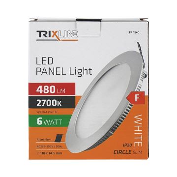 Lámpara empotrable LED ROUND LED/6W/230V 2700K