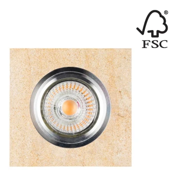 Lámpara empotrable LED VITAR 1xGU10/5W/230V CRI 90 arenisca – FSC Certificado