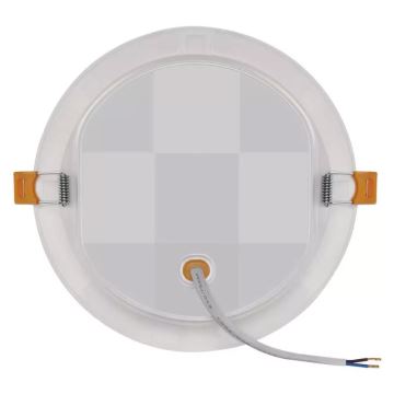 Lámpara empotrada LED LED/18W/230V diá. 17 cm blanco