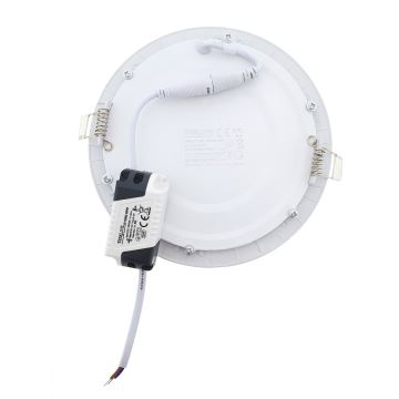 Lámpara empotrada LED ROUND LED/12W/230V 4200K