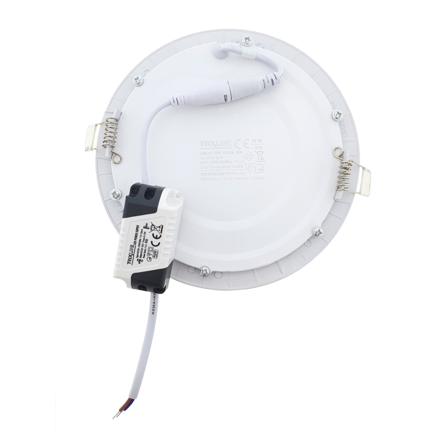 Lámpara empotrada LED ROUND LED/12W/230V 4200K