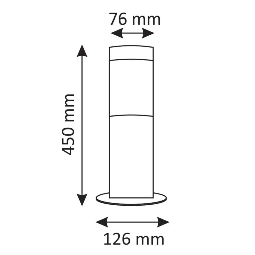 Lámpara exterior LIVIA 1xE27/20W/230V IP44