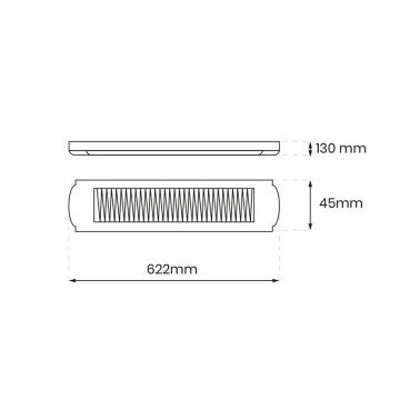 Lámpara fluorescente 1xG13/18W/230V