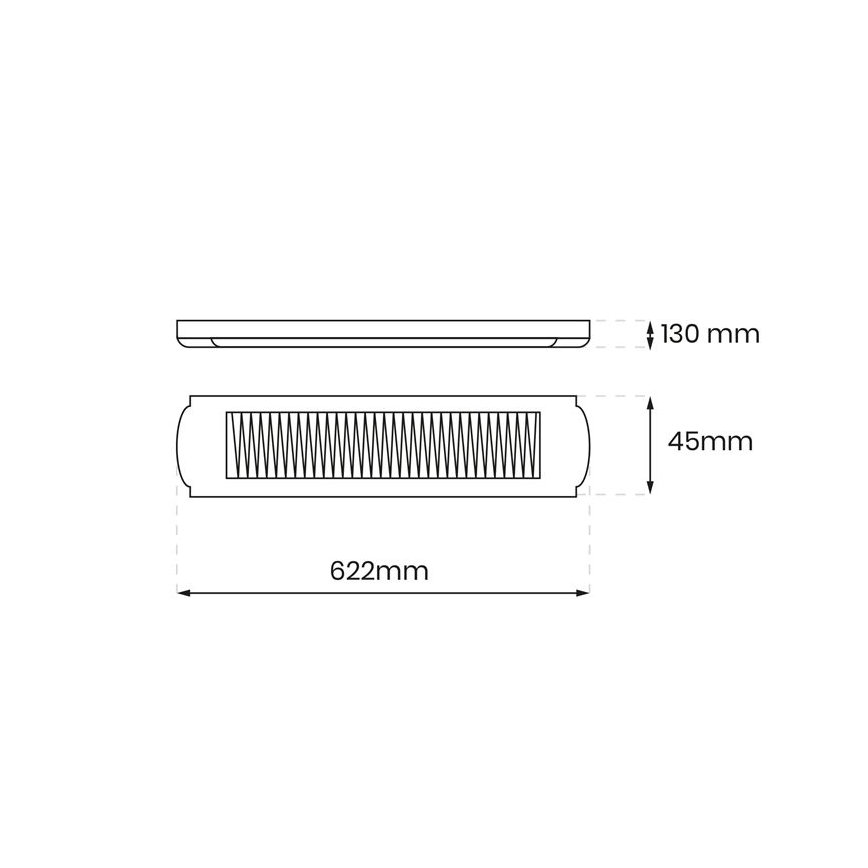 Lámpara fluorescente 1xG13/18W/230V