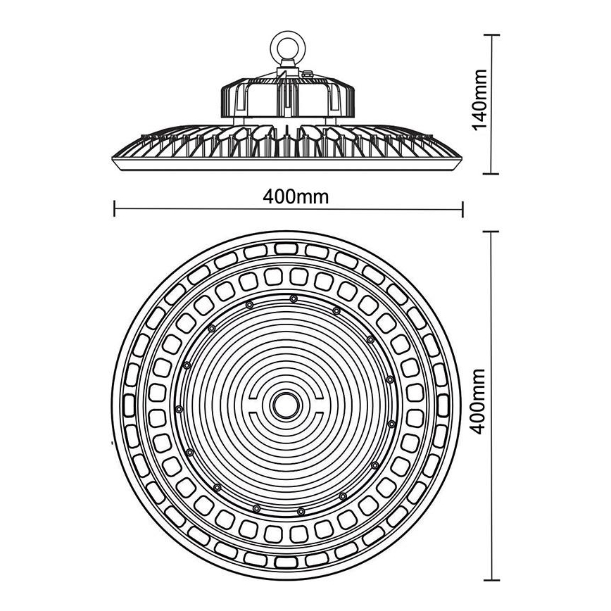 Lámpara industrial LED UFO HIGHBAY LED/200W/230V 5000K IP65