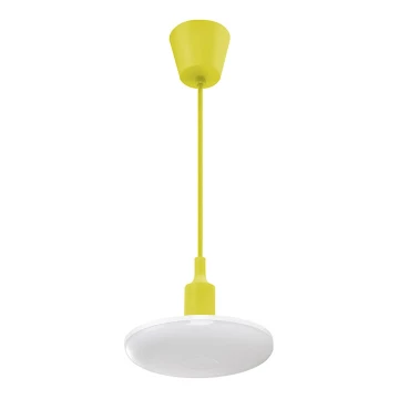 Lámpara LED colgante ALBENE 1xE27/18W/230V amarillo