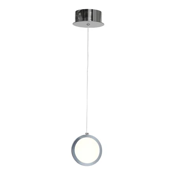 Lámpara LED colgante CIRCOLO LED/7W/230V cromo