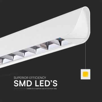 Lámpara LED colgante LED/36W/230V 3000/4000/6400K blanco