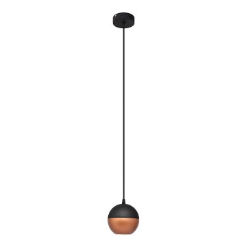 Lámpara LED colgante MIDWAY 1xGU10/4,8W/230V negro/cobre