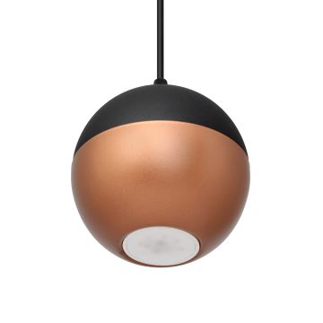 Lámpara LED colgante MIDWAY 3xGU10/6,5W/230V negro/cobre