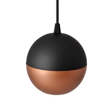 Lámpara LED colgante MIDWAY 4xGU10/4,8W/230V negro/cobre