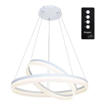 Lámpara LED colgante regulable RING con mando a distancia LED/60W/230V