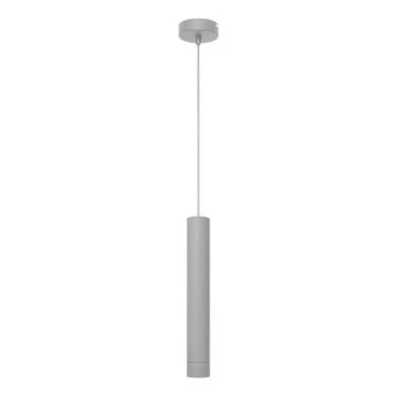 Lámpara LED colgante TUBA 1xGU10/4,8W/230V gris