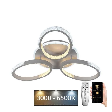 Lámpara LED de superficie regulable LED/70W/230V 3000-6500K + control remoto