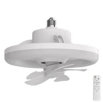 Lámpara LED regulable con ventilador LED/30W/230V 3000-6500K blanco + control remoto