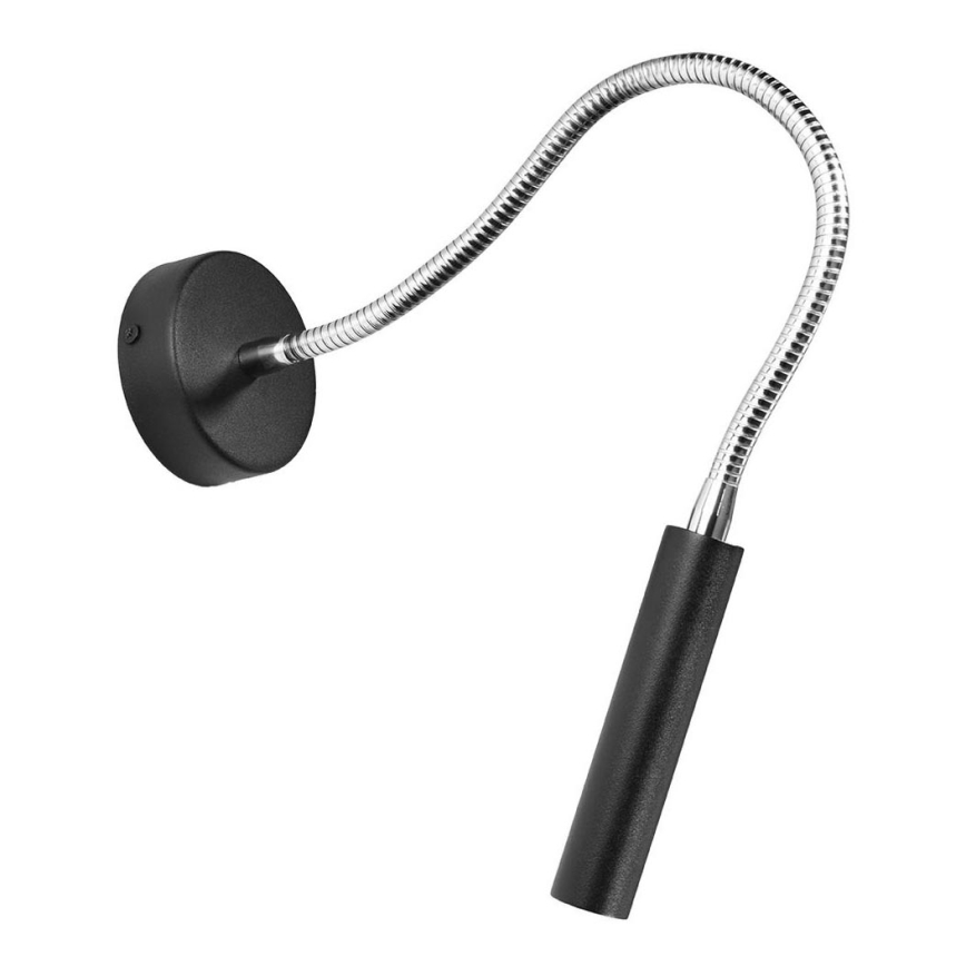 Lámpara pequeña flexible AXIL 1xG9/12W/230V negro