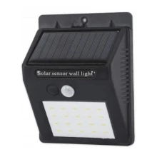 Lámpara solar LED de pared con sensor LED/0,55W/3,7V IP65