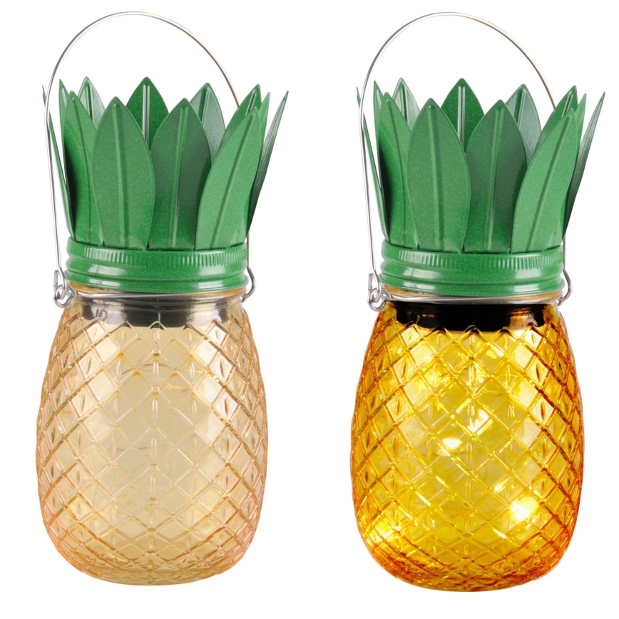 Lámpara solar LED JAR LED/1,2V IP44 piña