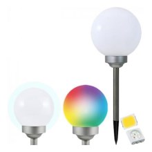 Lámpara solar LED RGB LED/0,2W/AA 1,2V/600mAh IP44