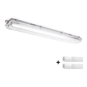 Lámpara técnica LED fluorescente T8 2xG13/9W/230V 4000K IP65 67,5 cm