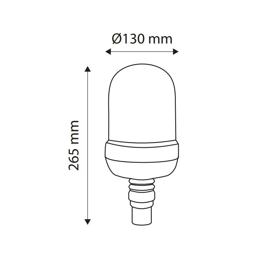 LED Baliza de advertencia LIGHT LED H1/12-24V