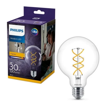 LED Bombilla Philips VINTAGE G95 E27/5W/230V 2200K