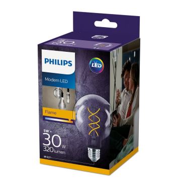 LED Bombilla Philips VINTAGE G95 E27/5W/230V 2200K