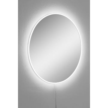 LED Espejo de pared con retroiluminación ROUND diá. 60 cm blanco