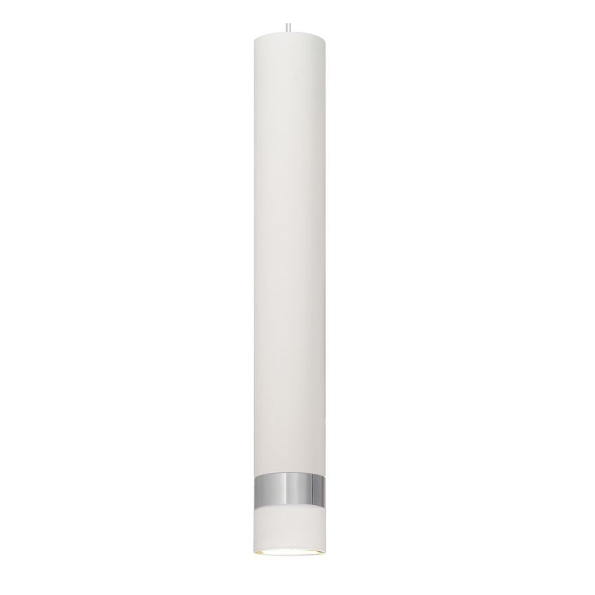 LED Lámpara colgante TUBA 3xGU10/6,5W/230V blanco/cromo mate