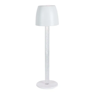 LED Lámpara de mesa táctil recargable y regulable LED/3W/5V 3000K 1800 mAh blanco