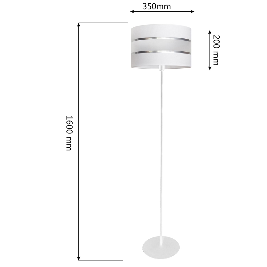 LED Lámpara de pie HELEN 1xE27/60W/230V blanco