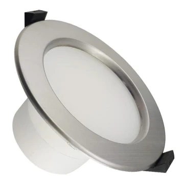 LED Lámpara empotrable para el baño LED/10W/230V 4000K plata IP44
