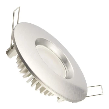 LED Lámpara empotrable para el baño LED/7W/230V 4000K plata IP44