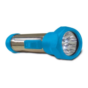 LED Linterna BATERKA LED/0,4W/2xD azul