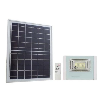 LED Proyector solar de exterior LED/12W/3,2V IP65 6400K + control remoto