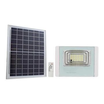 LED Proyector solar de exterior LED/20W/3,2V IP65 6400K + control remoto