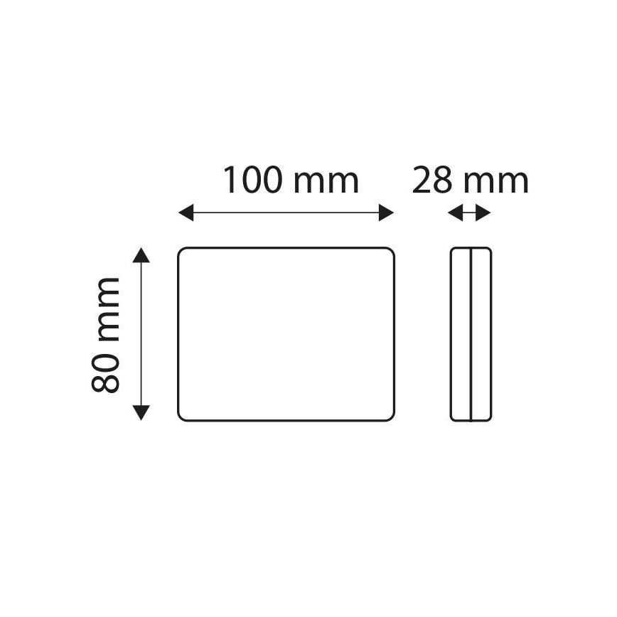 LED Reflector de luz SINGLE LED/1,9W/12V IP67 rojo