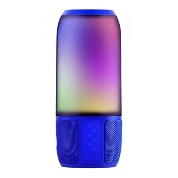 LED RGB Lámpara de mesa con altavoz 2xLED/3W/5V 1800 mAh