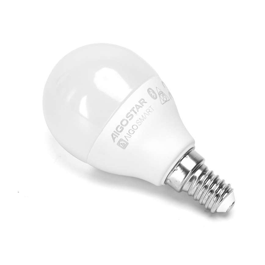 LED RGBW Bombilla G45 E14/4,9W/230V 2700-6500K - Aigostar