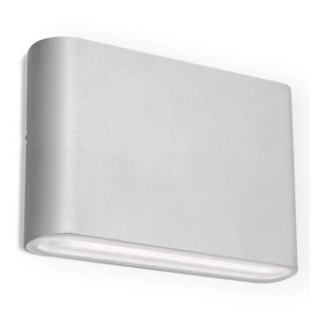 LED2 - Aplique LED de exterior FLAT 2xLED/3W/230V IP65 3000K/4000K/5700K blanco