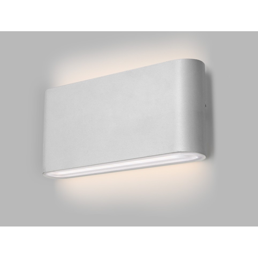 LED2 - Aplique LED de exterior FLAT 2xLED/5W/230V IP65