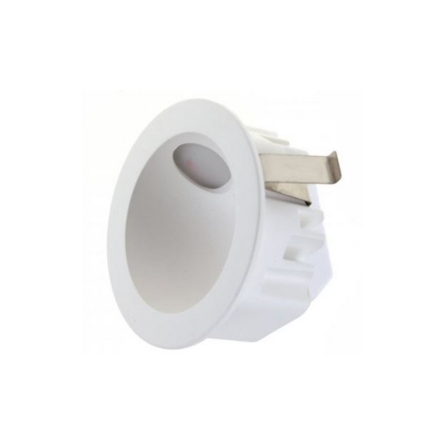 LED2 - Lámpara empotrada LED WALK LED/1W/230V + caja de montaje