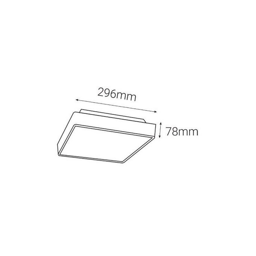 LED2 - Luminaria LED de exterior con sensor SOLO LED/16W/230V 3000/4000/6500K IP65