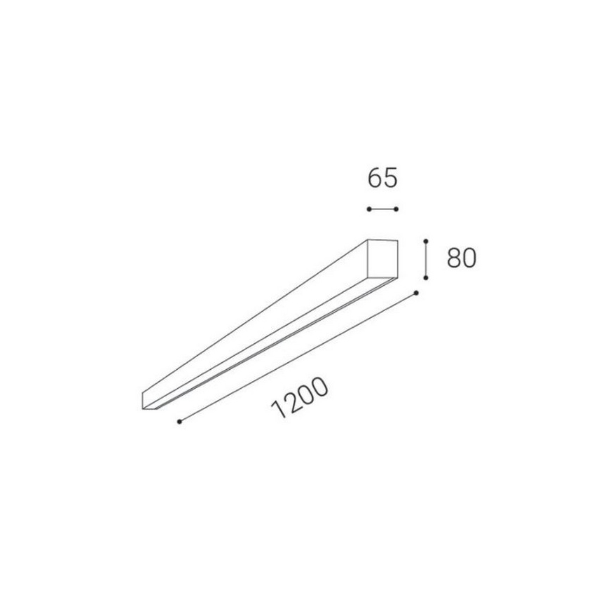 LED2 - Luminaria LED techo LINO LED/30W/230V 3000/3500/4000 blanco