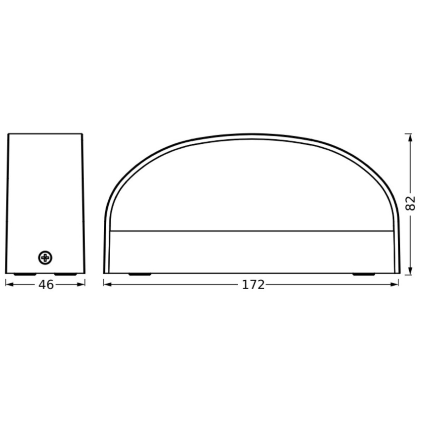 Ledvance - Aplique LED para exterior ENDURA STYLE ILAY 2xLED/3,8W/230V IP65