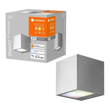Ledvance - Aplique LED RGBW regulable para exteriores BRICK LED/14W/230V Wi-Fi IP44